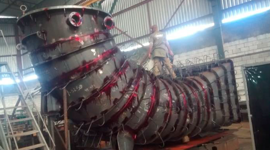 Equipamento de Hidrogeração calderaria hrm