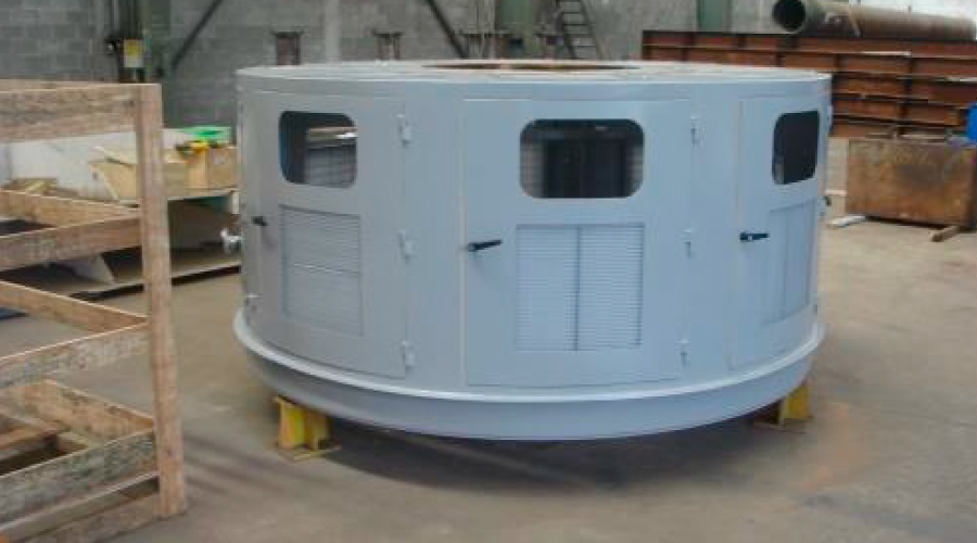 Jateamento calderaria hrm