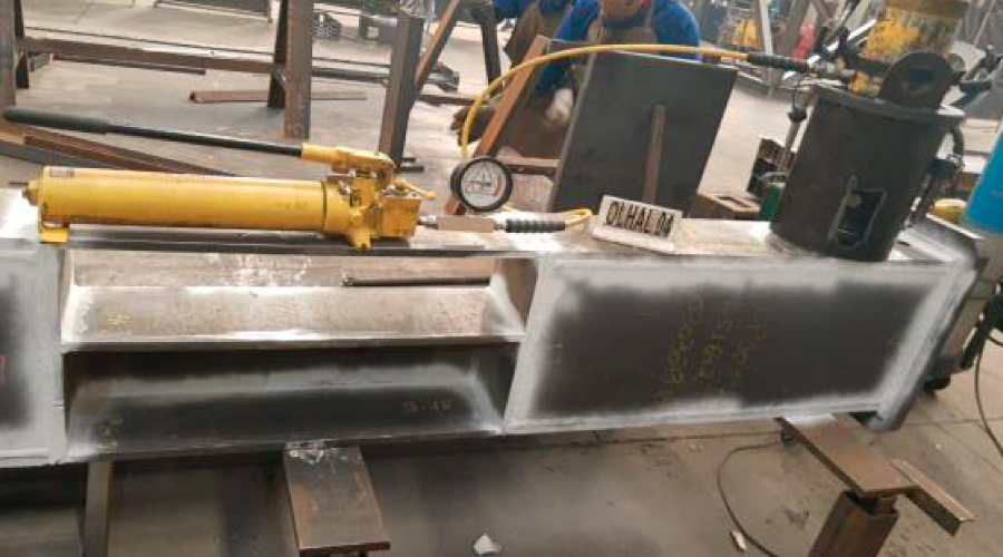 Teste de Carga calderaria hrm